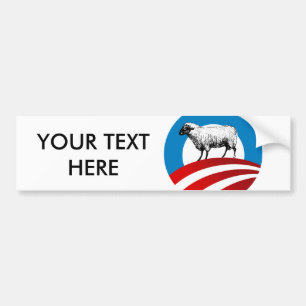 OBAMA SHEEP BUMPER STICKER