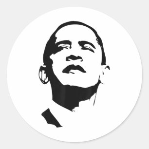 Obama Shirt - President Barack Obama Classic Round Sticker