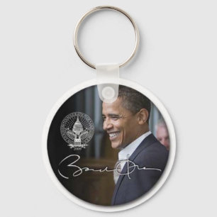 Obama Signature Key Chain
