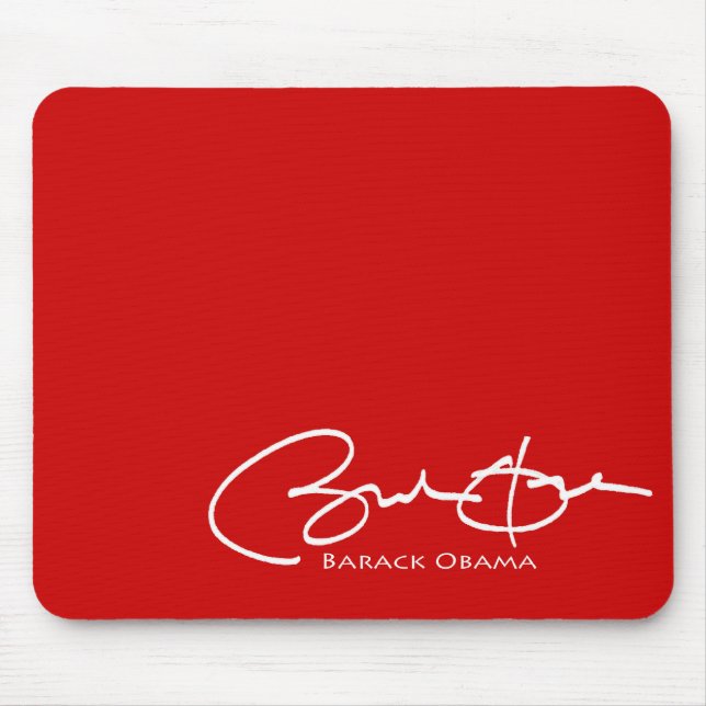 Obama Signature Mouse Mat (Front)