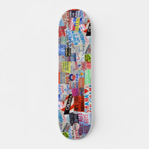 Obama SIgns of Hope Skateboard