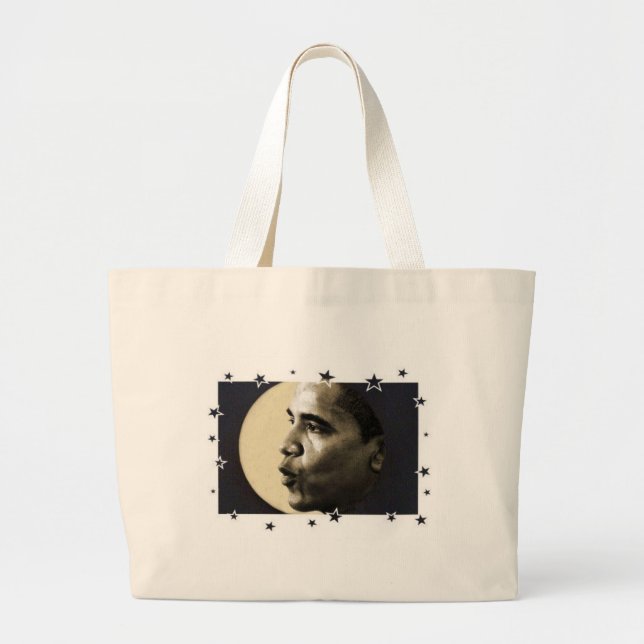 Obama silvertone Tote Bag (Front)