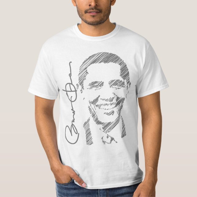 Obama Sketch 2012 Shirt (Front)