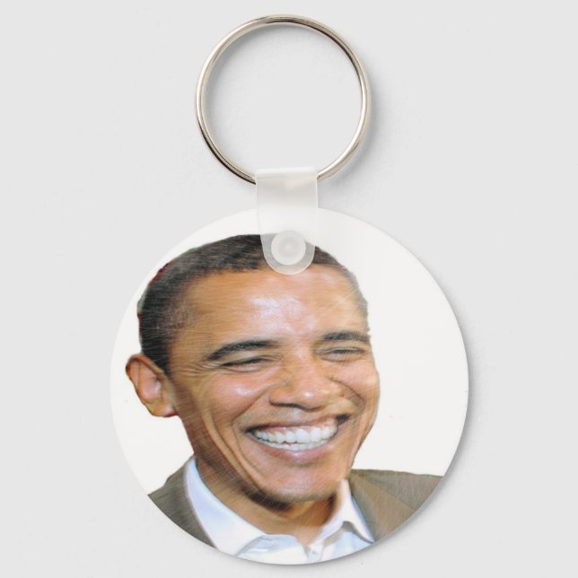 Obama Smile Key Chain (Front)