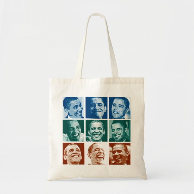 Obama Smiles Tote Bag (Front)