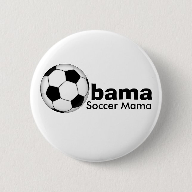 Obama Soccer Mama button (Front)