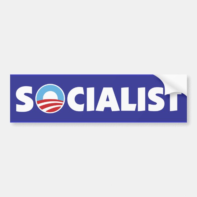 Obama Socialist Bumper Sticker (Front)