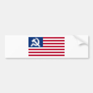 Obama Socialist Flag Bumper Sticker