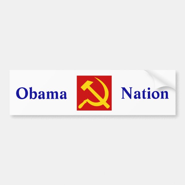 Obama Socialist plain Bumper Sticker (Front)