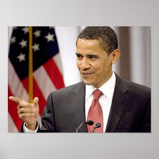 Obama Speaking Poster (Front)