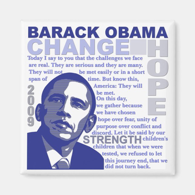 Obama Speech Magnet (Front)