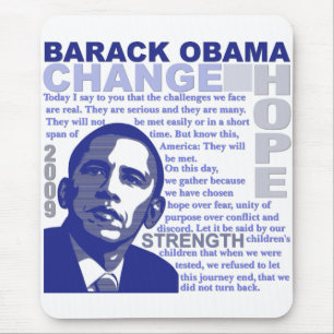 Obama Speech Mouse Mat