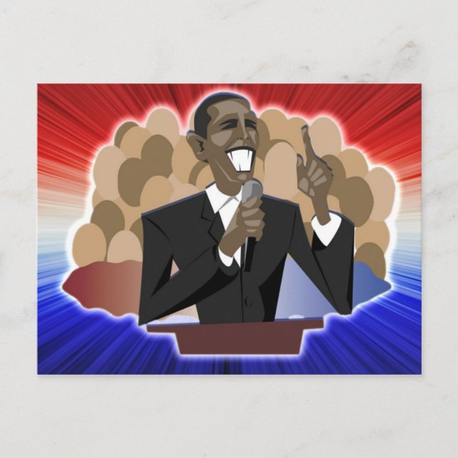 Obama Speech Postcard (Front)