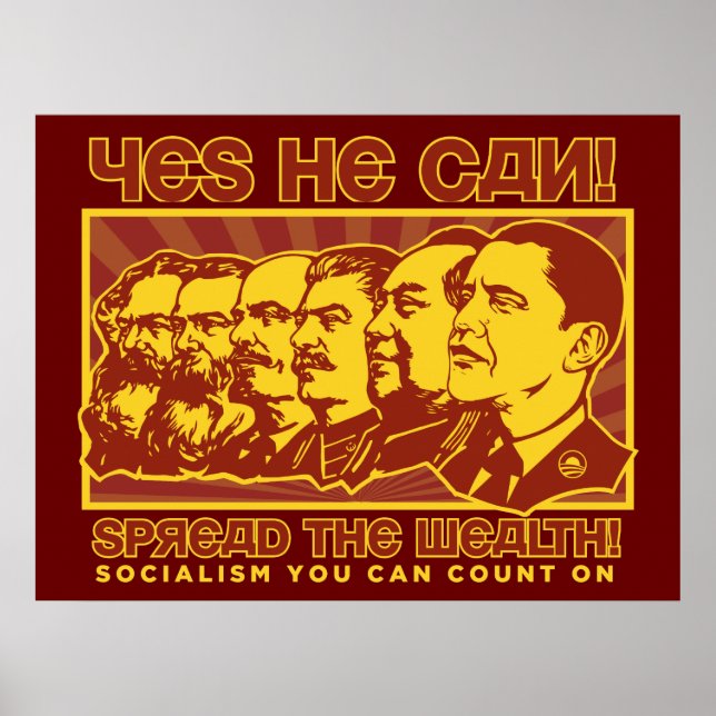 Obama Spread the Wealth Poster (Front)