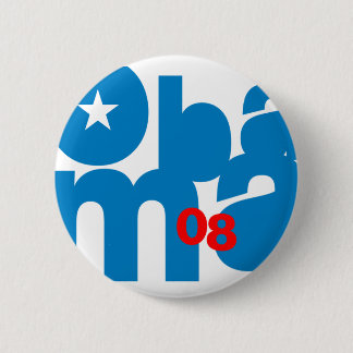 Obama Square 08 button