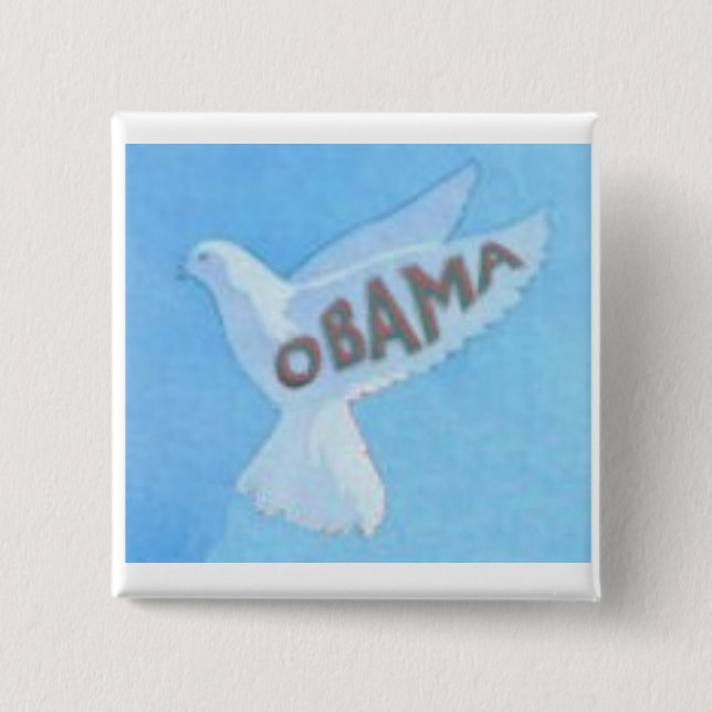 Obama Square Button (Front)