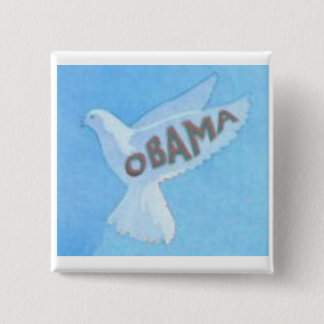 Obama Square Button