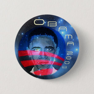 Obama Star Child Button