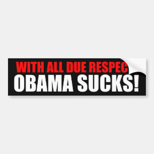 Obama Sucks Bumper Sticker