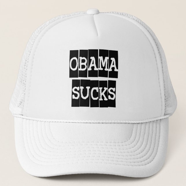 Obama Sucks Trucker Hat (Front)