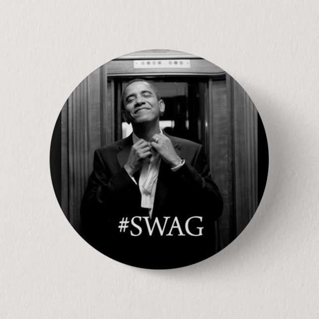 Obama Swag 6 Cm Round Badge (Front)