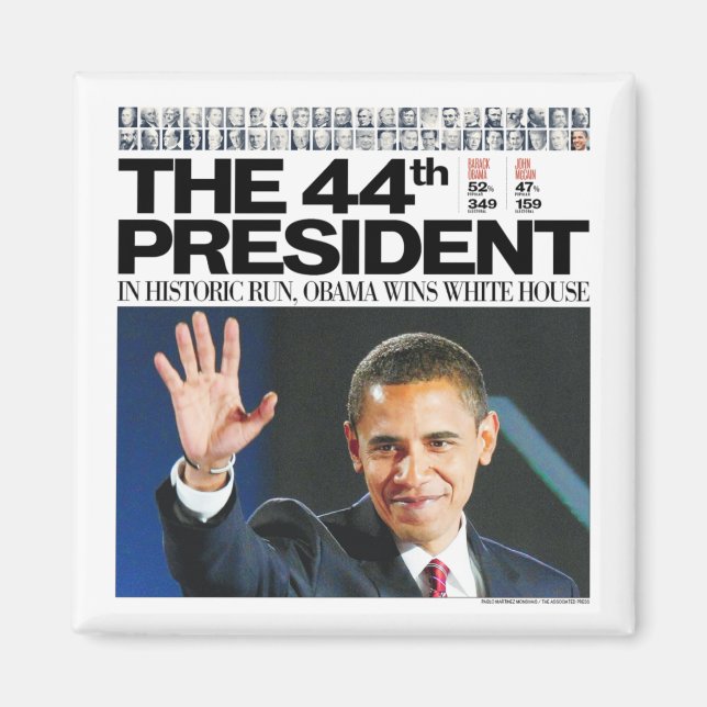 Obama: The 44th President Magnet (Front)
