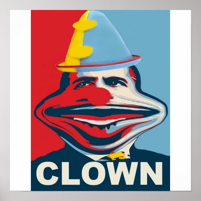 Obama The Clown Poster (Front)