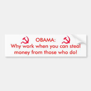 Obama the communist bumper sticker