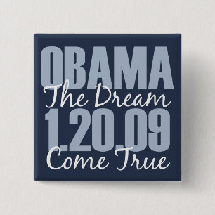 Obama The Dream Come True Button