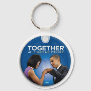obama togetherness key ring