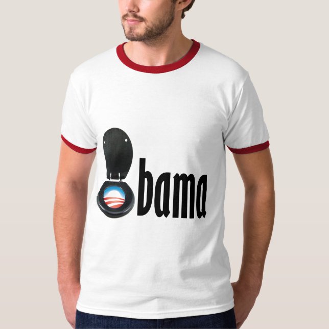 Obama (toilet) T-Shirt (Front)