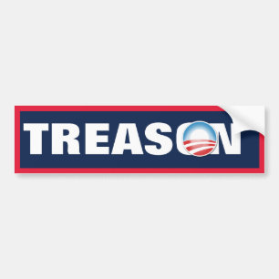 Obama Treason Bumper Sticker