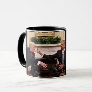 OBAMA TRUMP POLITICAL HUMOR MUG