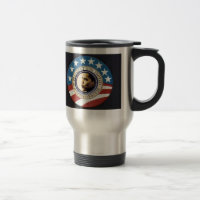 Obama US Flag Travel Mug