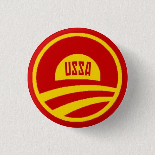 Obama USSA Button (Front)