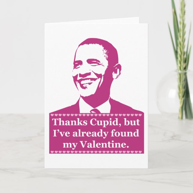 Obama Valentine's Day Card (Front)