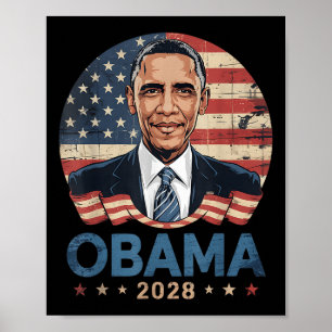 Obama Vintage President 2028 Obama _17  Poster