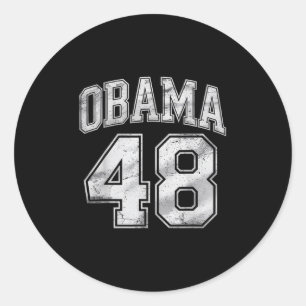 Obama Vintage President 2028 Obama _18  Classic Round Sticker