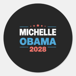 Obama Vintage President 2028 Obama _22 Classic Round Sticker