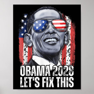 Obama Vintage President 2028 Obama _8 Poster