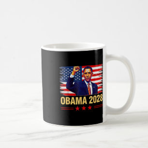 Obama Vintage President 2028 Obama Retro Flag Amer Coffee Mug