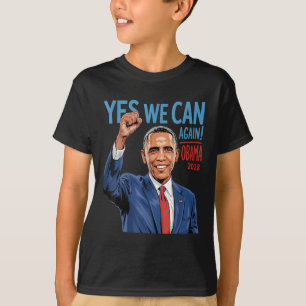 Obama Vintage Retro Patriotic 2028 Political Prote T-Shirt