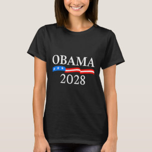 Obama Vintage Retro Patriotic 2028 Political Prote T-Shirt