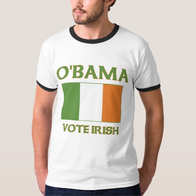 Obama Vote Irish T-Shirt (Front)