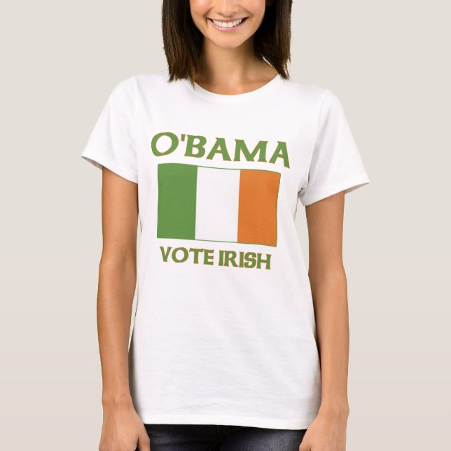 Obama Vote Irish T-Shirt (Front)