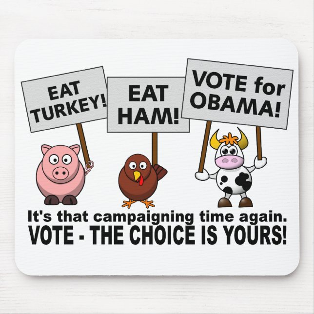 Obama Vote mousepad (Front)