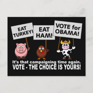 Obama Vote postcard