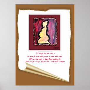 Obama We are the one's quote Poster