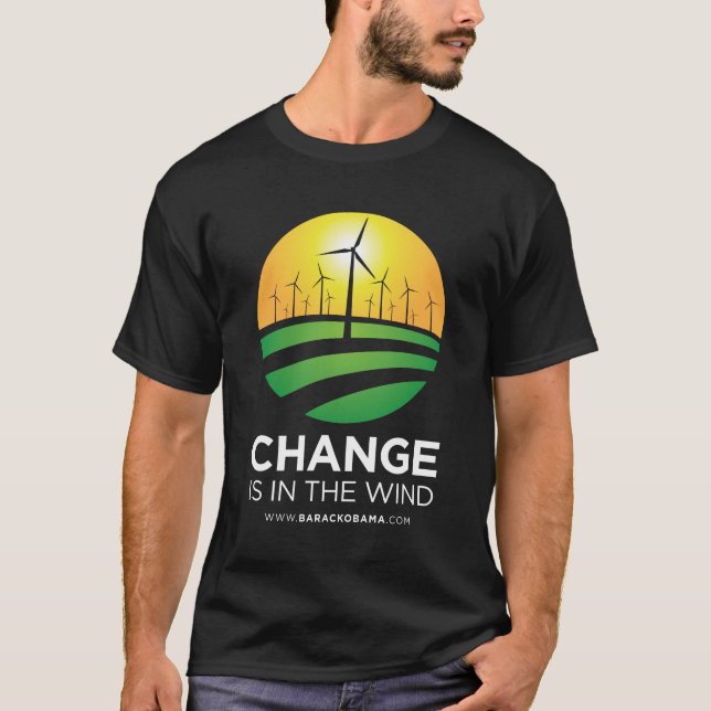 Obama Winds of Change Mens T-Shirt (Front)