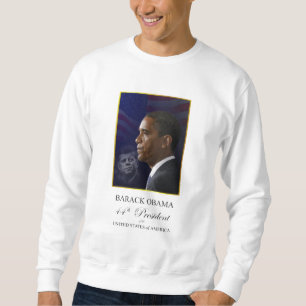 Obama with Kennedy Commemorative Sweatshirt